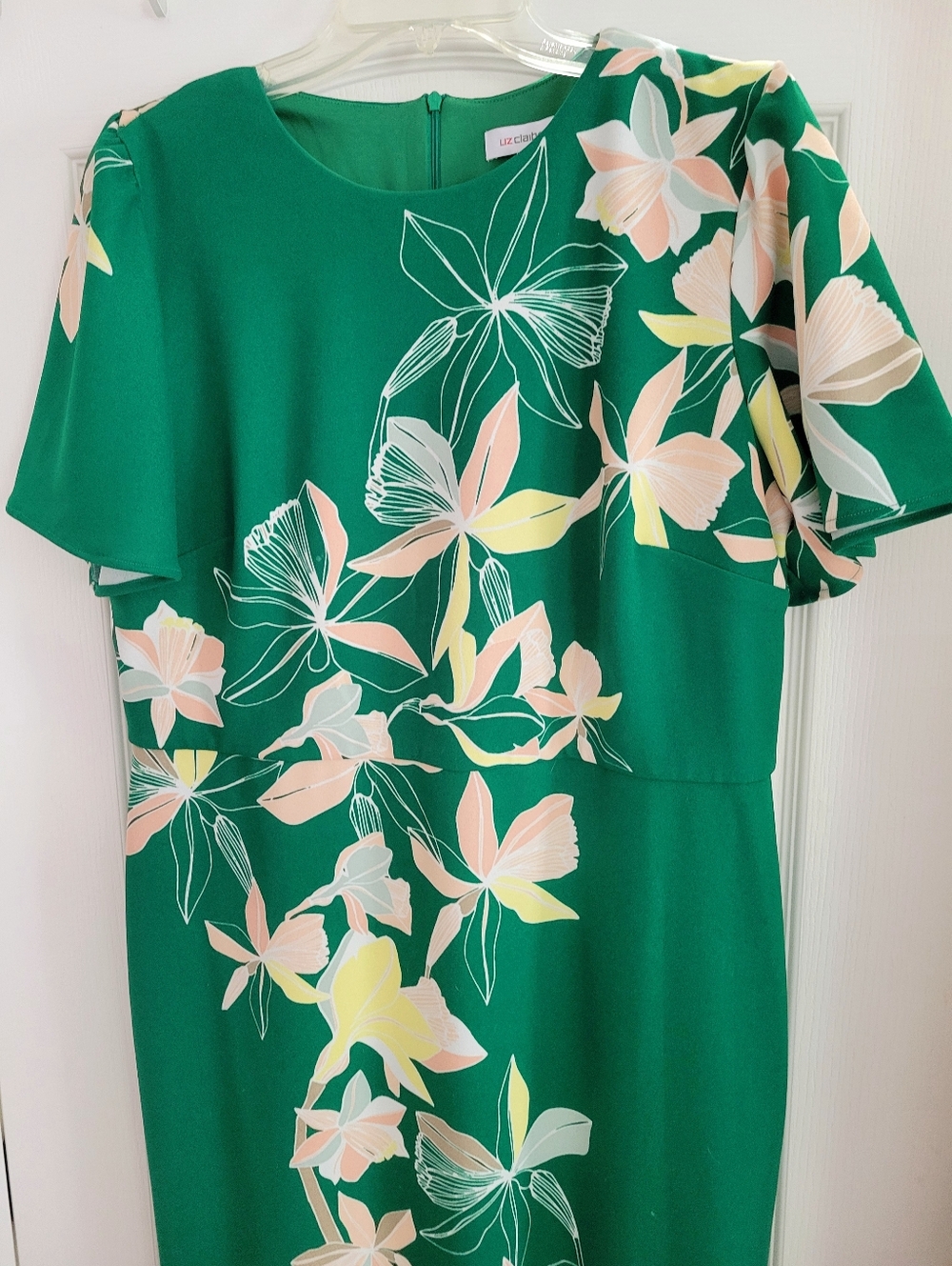 Floral Green Dress - Picture 2 of 3